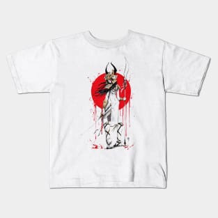 Samurai Woman Kids T-Shirt